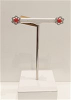 Orecchini Vidali Gioielli Donna in Argento Corallo ORAR-39-34 - ORAR-39-34